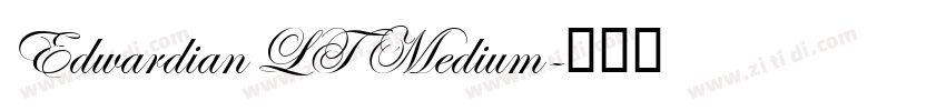 Edwardian LT Medium字体转换